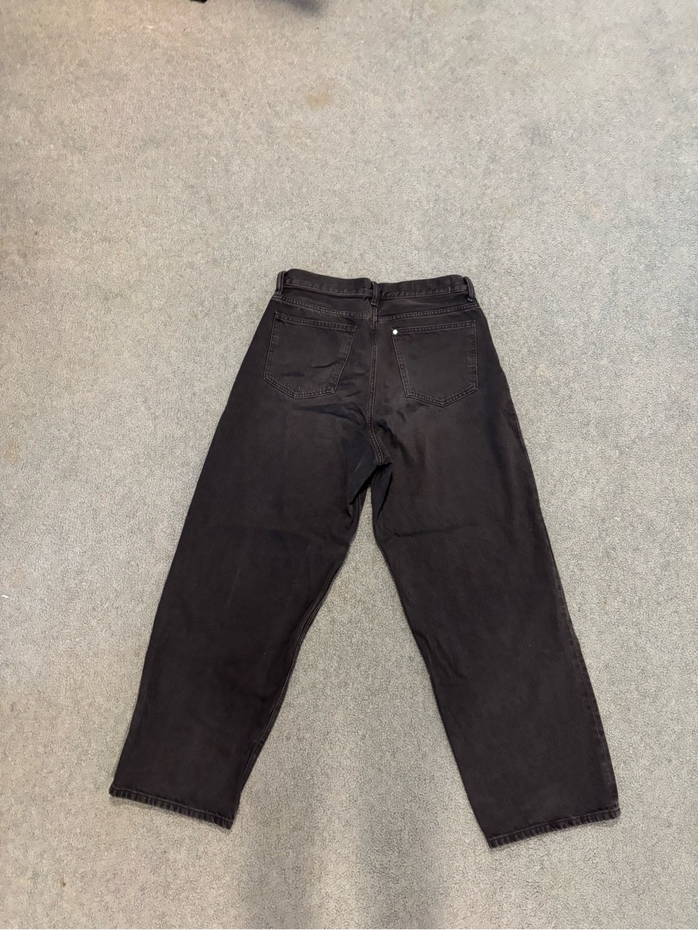 H&M Black Relaxed Straight Jeans - Picture 2 of 2